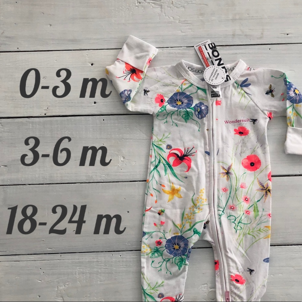 Bonds Wondersuits girls white zippy romper